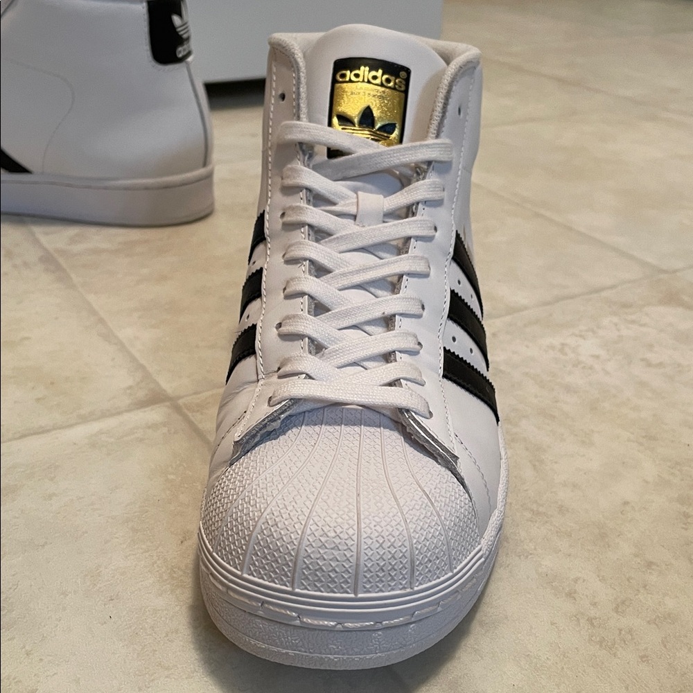 Adidas Pro Model high top shoes mens size 10 - Picture 6 of 16